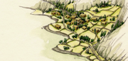 Afghanisches Dorf